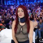 Ana Guerra tuvo que actuar con un collarín