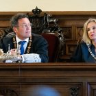 El fiscal general del Estado, Álvaro García Ortiz y la fiscal superior de Andalucía Ana Tárrago en una imagen de archivo.
