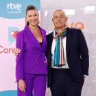 Anne Igartiburu y Jordi González, en enero de 2024.