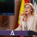 La consejera de Economía, Hacienda y Fondos Europeos y portavoz del Gobierno, Carolina España.