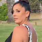 Anabel Pantoja en la boda de su amiga íntima Susana Molina.