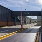 Entrada a la fábrica de Eurofrits