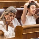 Yolanda Díaz, en el Congreso.