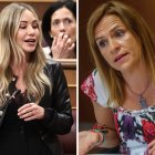 La ya ex diputada del PP, Noelia Núñez, y la delegada del Gobierno en la Comunidad Valenciana, Pilar Bernabé