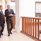 El presidente de Castilla-La Mancha, Emiliano García-Page, y el presidente de las Islas Canarias, Fernando Clavijo.