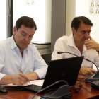 El presidente de CyL, Alfonso Mañueco, en la reunión del CECOPI