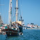 Una de las embarcaciones de la flotilla interceptada por Israel