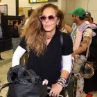 Rocío Carrasco llega a Madrid tras dos meses de rodaje del programa 'Hasta el fin del mundo' por América Latina.