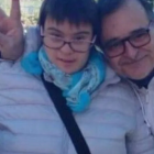 Javier junto a su hija Susana, también víctima de la dana