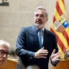 El presidente del Gobierno de Aragón, Jorge Azcón,