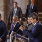 El presidente de la Generalitat Valenciana, Carlos Mazón, comparece para presentar su dimisión
