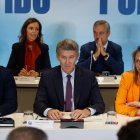 El presidente del PP, Alberto Núñez Feijóo, preside el Comité Ejecutivo Nacional