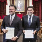 Los alcaldes de Alicante y Elche, Luis Barcala y Pablo Ruz