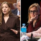 La portavoz del PP en el Congreso, Ester Muñoz, y la delegada del Gobierno en la Comunitat Valenciana, Pilar Bernabé