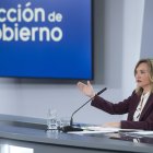 La portavoz del Gobierno, Pilar Alegría, anuncia la nueva dirección de Artes Escénicas