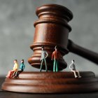 Concept of public sale, auction business competition