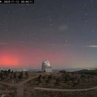 Aurora boreal en Alicante