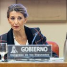 (Foto de ARCHIVO)
La  vicepresidenta segunda del Gobierno y ministra de Trabajo y Seguridad Social, Yolanda Díaz, comparece ante la Comisión de Trabajo, Economía Social, Inclusión, Seguridad Social y Migraciones, a 6 de noviembre de 2025, en Madrid (España). Díaz aborda las medidas para la modernización del sistema productivo español, especialmente referidas a la pequeña y mediana empresa, entre otros asuntos.

Eduardo Parra / Europa Press
06 NOVIEMBRE 2025;YOLANDA DÍAZ;COMPARECENCIA;COMISIÓN TRABAJO;TRABAJO;ECONOMÍA SOCIAL;INCLUSIÓN;SEGURIDAD SOCIAL;MIGRACIONES;MADRID;CONGRESO
06/11/2025