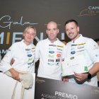 Los tres premiados.