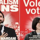 El cartel del alcalde de Nueva York, Zohran Mamdani, y el plagio de Diana Morant