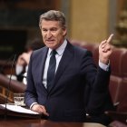 El presidente del Partido Popular, Alberto Núñez Feijóo