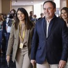 El síndic del grupo popular en las Corts Valencianes y secretario general del PP de la Comunitat Valenciana, Juanfran Pérez Llorca, registra su candidatura para presidir la Generalitat, en Les Corts, a 19 de noviembre de 2025, en Valencia, Comunidad Valenciana (España).

Rober Solsona / Europa Press
19/11/2025