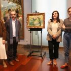 Presentación del óleo de Sorolla en el Museo de Bellas Artes de Alicante.