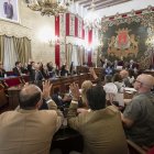 Pleno extraordinario del Ayuntamiento de Alicante.