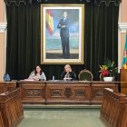 Clara Adsuara, presidenta del Consejo Municipal de Igualdad, en una reunión explicativa del 25N