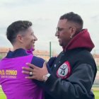 Boateng en el entrenamiento del Barcelona