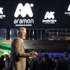 Jorge Azcón en la presentación de la nueva temporada de Aramon
