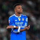 ELCHE, SPAIN - NOVEMBER 23: Kylian Mbappe of Real Madrid reacts during the LaLiga EA Sports match between Elche CF and Real Madrid CF at Estadio Manuel Martinez Valero on November 23, 2025 in Elche, Spain. (Photo by Angel Martinez/Getty Images)