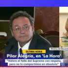 Pilar Alegría en la hora de la 1