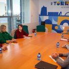 Un momento de la reunión de coordinación contra la violencia sobre las mujeres.