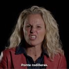 Montse Mínguez en el vídeo del PSOE del Día Contra la Violencia de Género