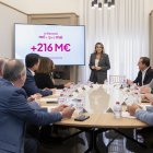 Reunión del equipo de gobierno de la Diputación