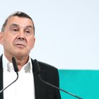 30/10/2023 Rueda de prensa del coordinador de general de EH Bildu, Arnaldo Otegi, para hablar de lo posible investidura del gobierno del estado. Foto José Ignacio Unanue