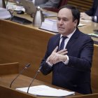 El candidato del PP a presidir la Generalitat, Juanfran Pérez Llorca