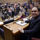 Juanfran Pérez Llorca durante el pleno de investidura