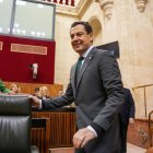 El presidente de la Junta de Andalucía, Juanma Moreno.