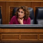 La vicepresidenta primera y ministra de Hacienda, María Jesús Montero.