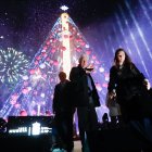Richard Gere, en el encendido de las luces de Navidad de Murcia.