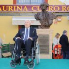 Curro Romero, en su homenaje en Camas.