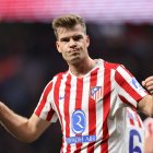 Alexander Sorloth celebra su segundo gol de la noche
