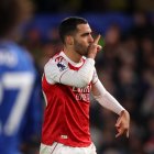 Mikel Merino celebra su gol ante el Chelsea en Stamford Bridge. Foto: Ryan Pierse/Getty Images.