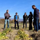 Miguel Ángel Gallardo visitando el Centro Rural Innnovation Hub La Vera Campo Arañuelo