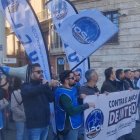 Concentración de Jupol frente a la Delegación del Gobierno de la Comunidad Valenciana tras el asesinado de un agente en Vinalesa