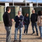 Barrachina visita una granja porcina