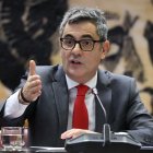 El ministro Félix Bolaños comparece ante la comisión de Investigación sobre la gestión del Presidente del CIS en el Senado.
