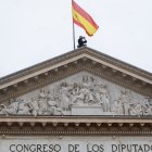 Preparativos para el acto de izado solemne de la Bandera Nacional con motivo del Día de la Constitución, en el Congreso de los Diputados, a 6 de diciembre de 2025, en Madrid (España). El Izado de la bandera Nacional está organizado por el Estado Mayor de la Defensa, en homenaje a las Cortes Generales con motivo del 47º aniversario de la Constitución.

Alberto Ortega / Europa Press
06/12/2025